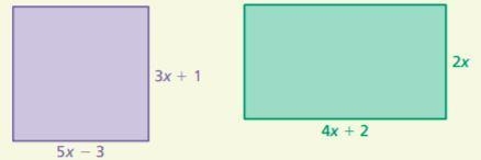 The perimeter of the rectangle is equal to the perimeter of the square. What is the-example-1