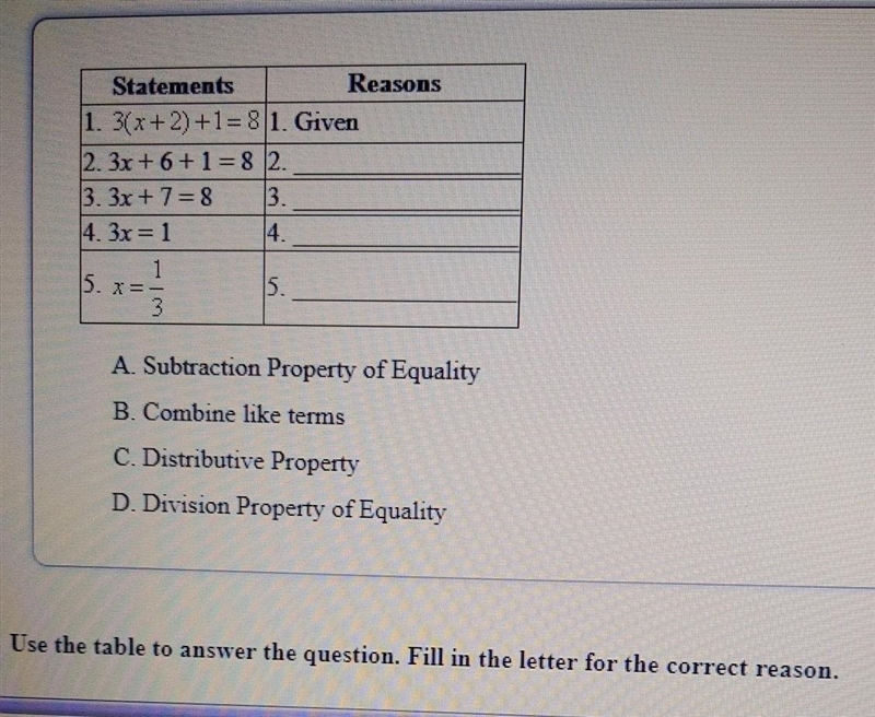 What is the correct reason for statement #2?​-example-1