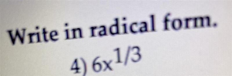 How do I write this in radical form with steps and the final answer please-example-1