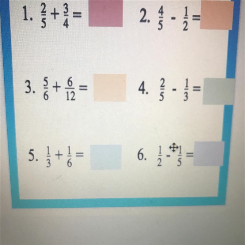 Add and subtract fraction-example-1