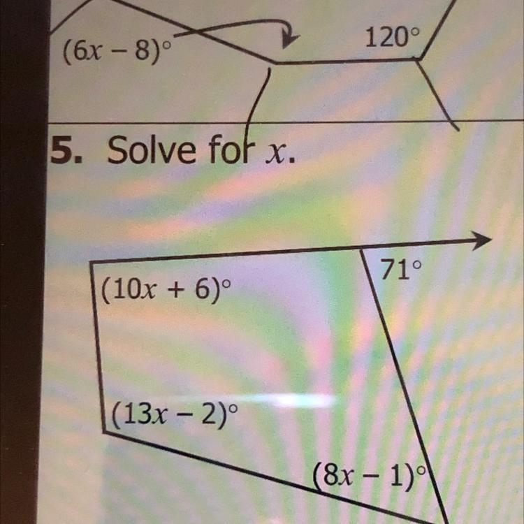 Solve for X Please walk me through the steps, I understand most of it I just forgot-example-1