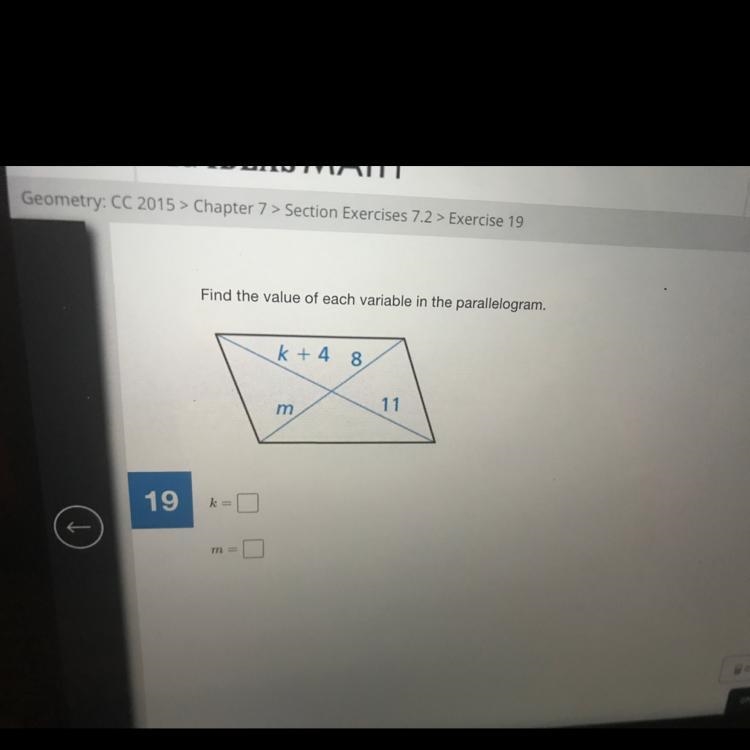 What are the values of K and M? And please show all work on how you got your answer-example-1