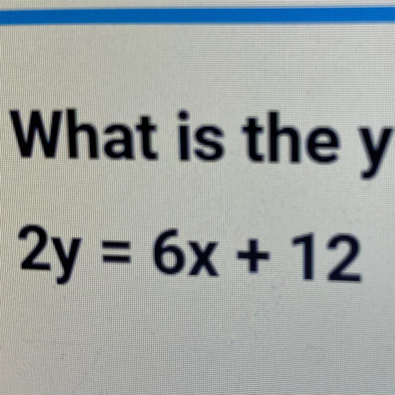 What is the y-intercept of the equation?-example-1