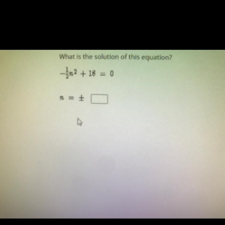 What is the solution of this equation? Plz help asap!-example-1