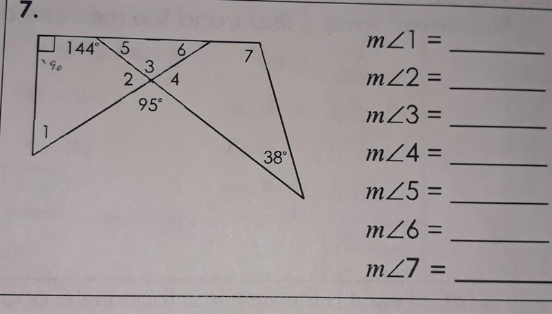 Help me plz! Find all missing angles​-example-1