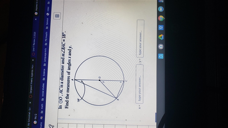 PLS HELP FIND ANGLE MEASUREMENTS-example-1