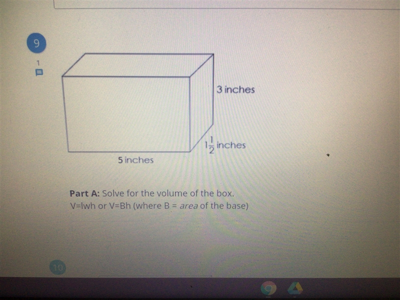 Solve the volume of the box! Help ASAP also you get extra points <3.-example-1