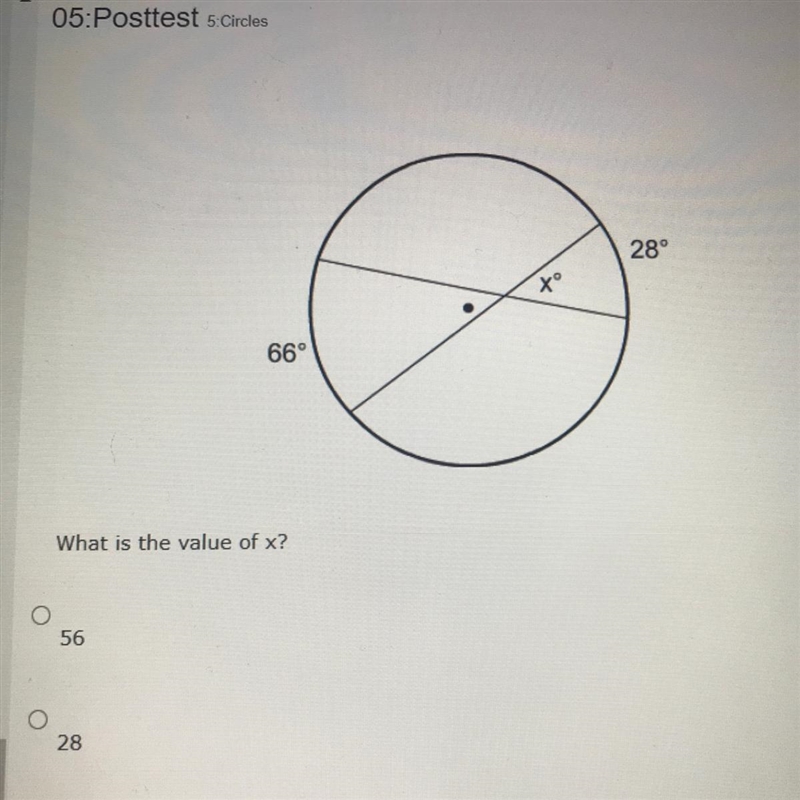 What is the value of x? 56 28 33 47-example-1