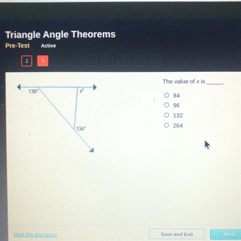 The value of x is _____.-example-1