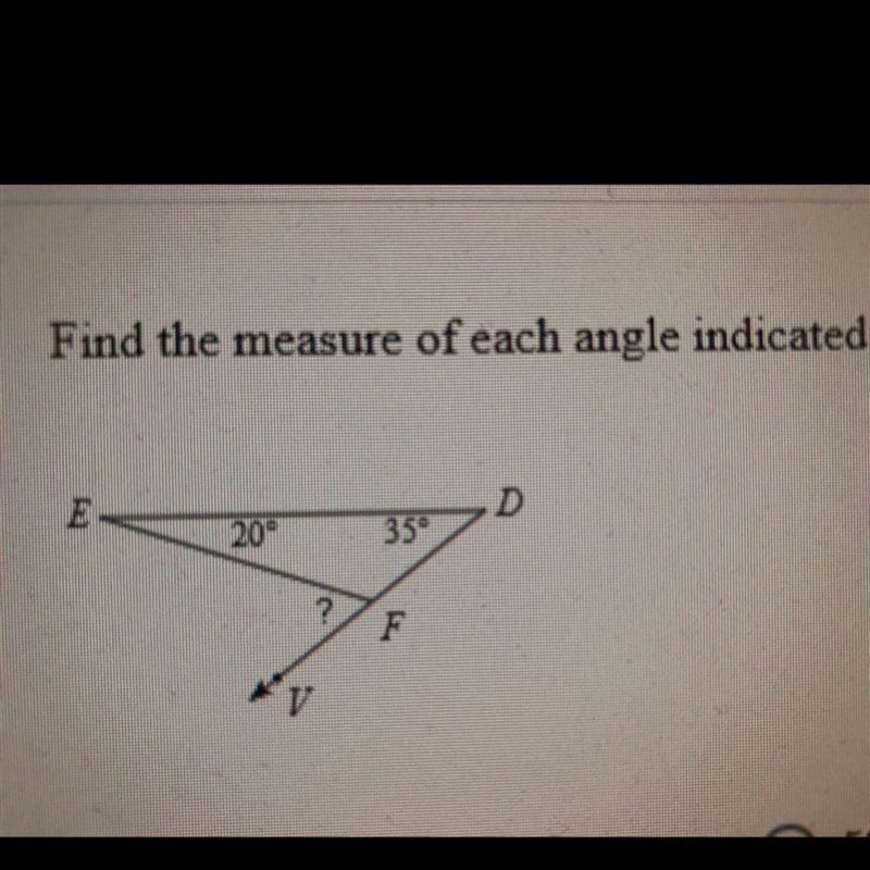 Find the measure of each angle indicated. Plz-example-1