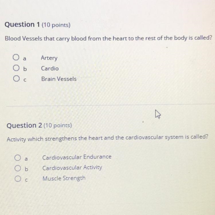 What is blood vessels that carry blood from the heart to the rest of the body called-example-1