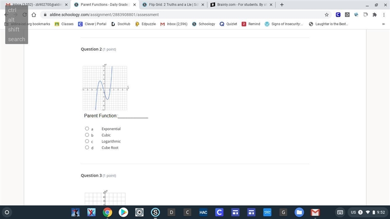 Algebra Parent Functions Graph-example-1