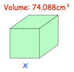 ASAP plz it's a volume question find the side x (it is a cube)-example-1