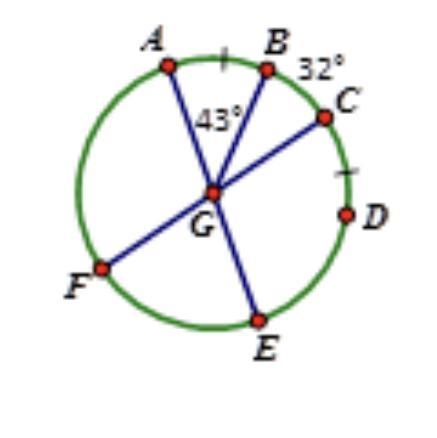 FC is the diameter of the circle. What is the measure of arc FAD?-example-1