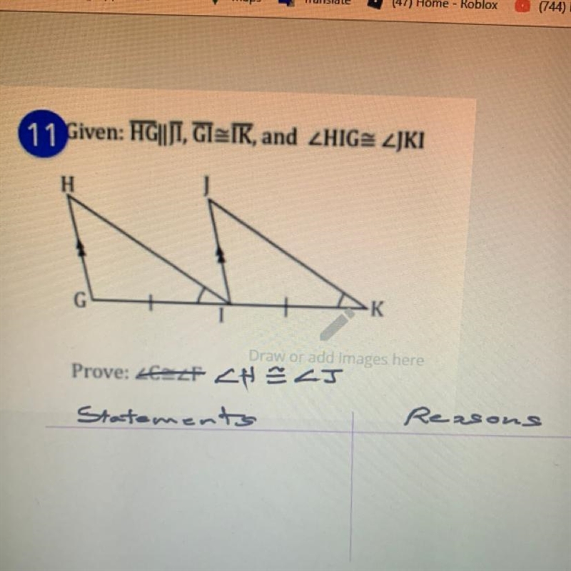 I need help getting the reasons and statements-example-1