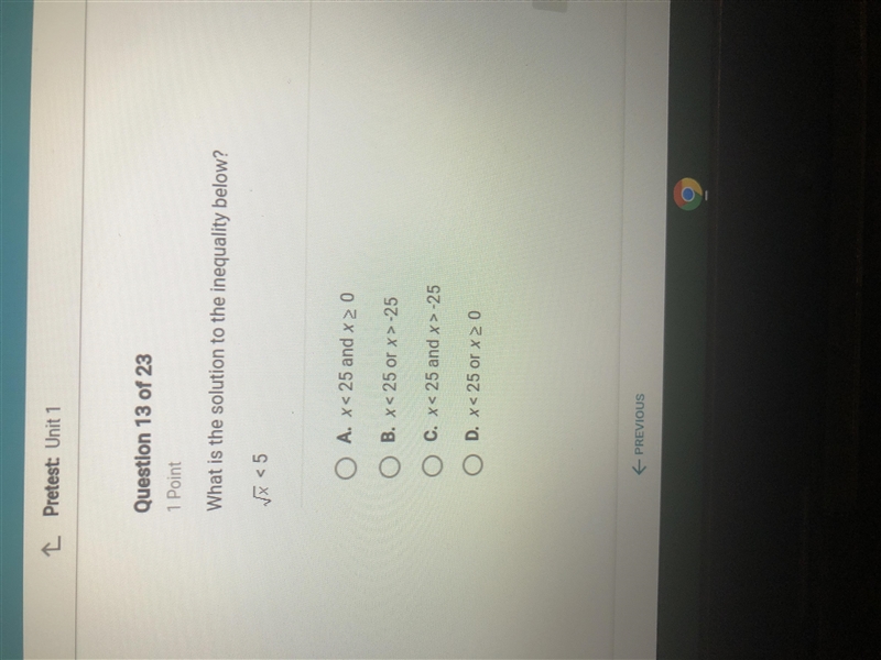 What is the solution to the inequality below x<5-example-1