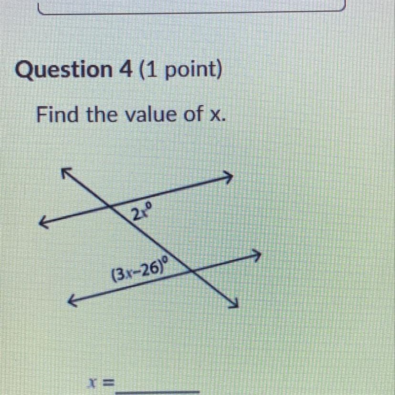 Find the value of x.-example-1