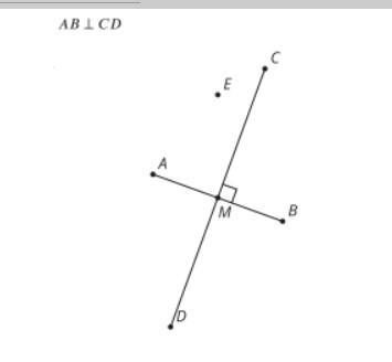 In this diagram, line segment CD is the perpendicular bisector of line segment AB-example-1