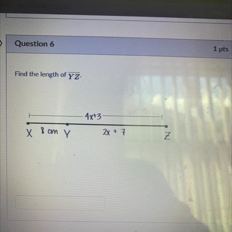 Find the length of YZ-example-1