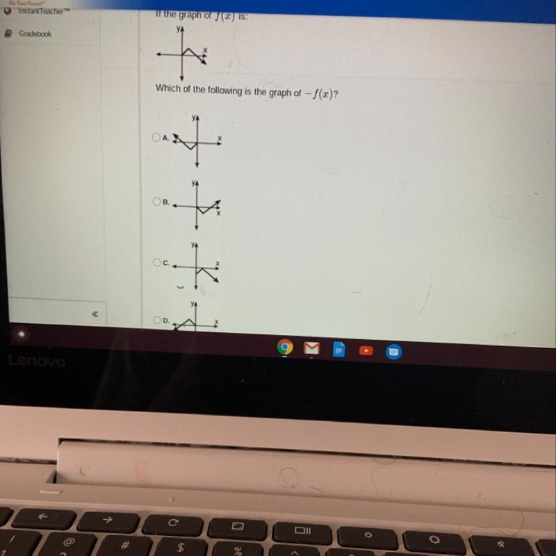 I need help ASAP please If the graph of f(x) is:-example-1