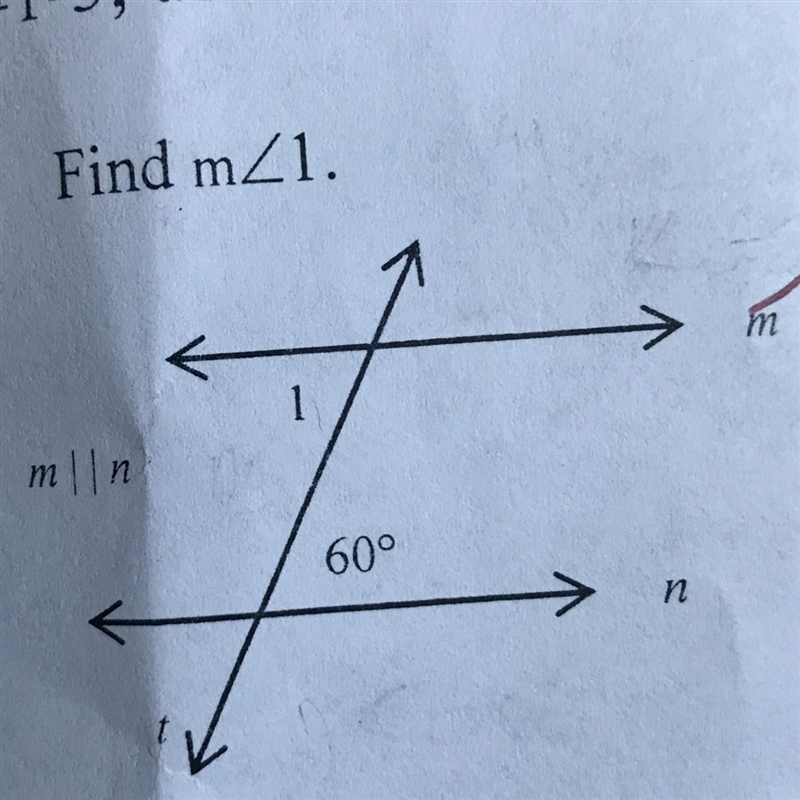 Find measure angle 1-example-1