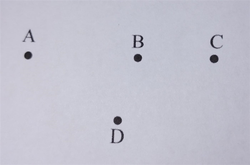 Draw the line AB and AC. Are the lines the same? Explain Draw the line segment AC-example-1