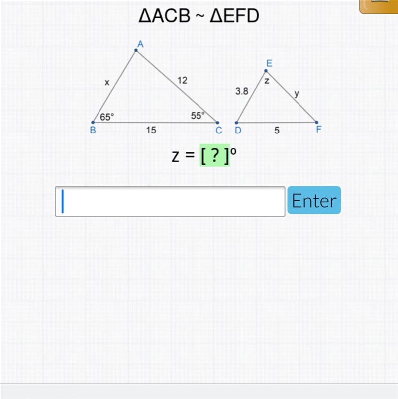 What does Z equal? Anyone know please help-example-1