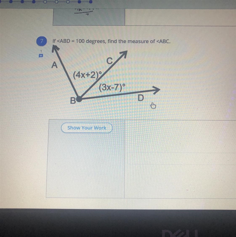 Finding measurements of angles-example-1