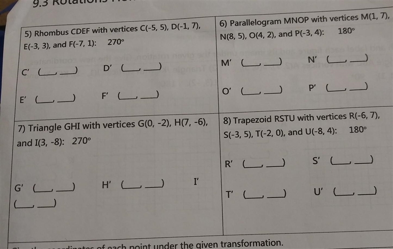 Please help me with these rotation problem.​-example-1