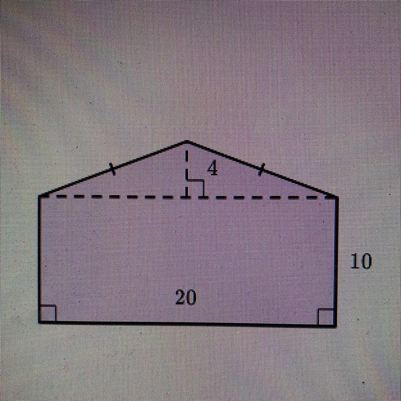 Find the are of the shape shown below-example-1