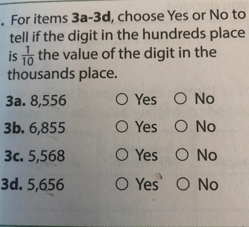 Tell me yes or no for each one-example-1