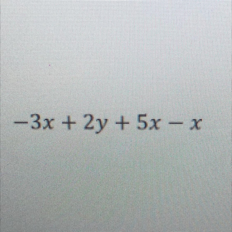 Simplify the following expressions ( combine like-terms )-example-1