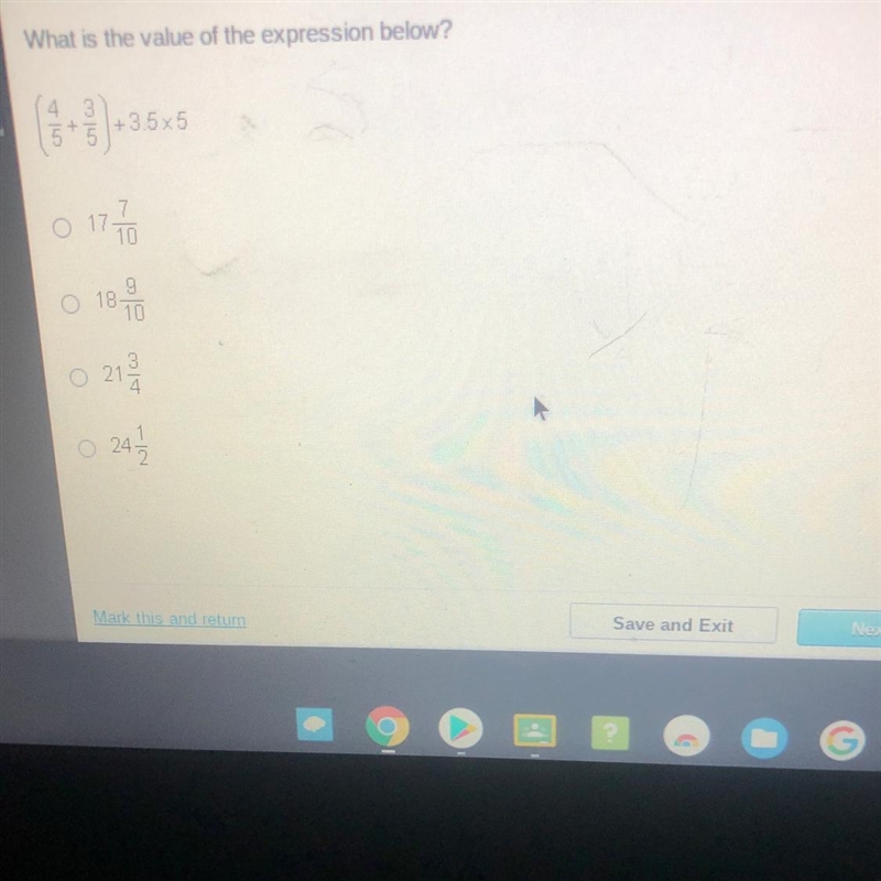 What is the value of the expression below? 43 5 +3.55 017 0 181 10219 024-example-1