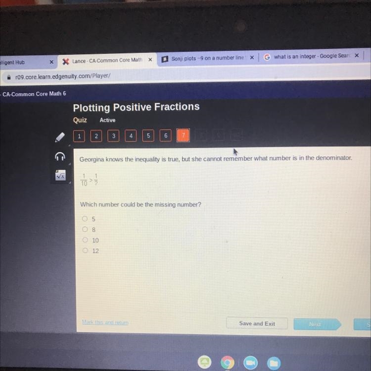 Georgina knows the inequality is true, but she cannot remember what number is in the-example-1