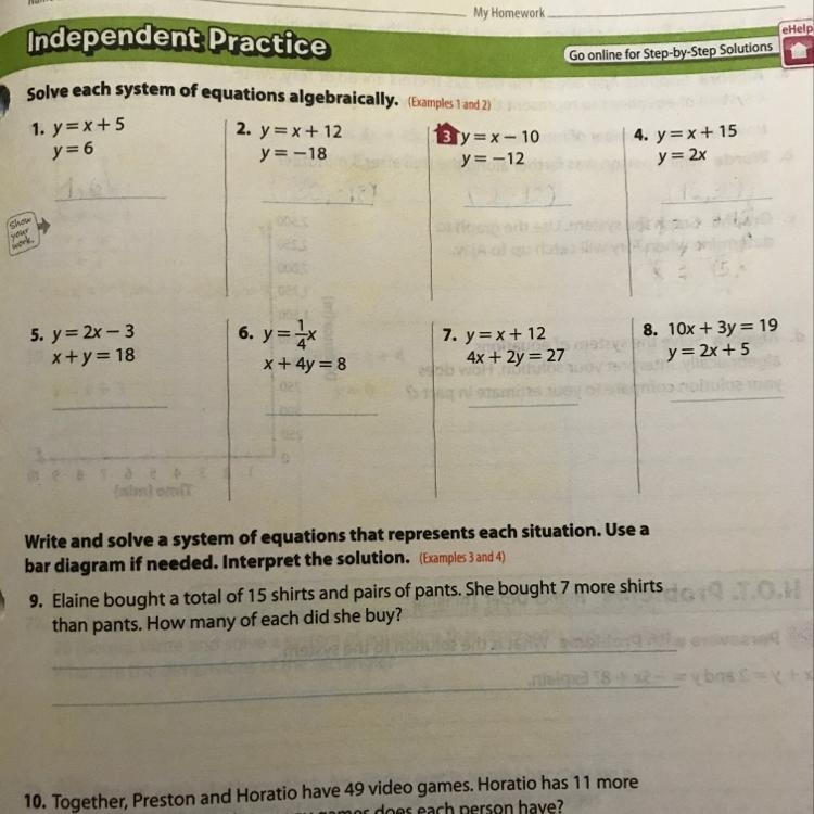 Can someone help me solve number 1-8? Plzzz I really need help!!!!!!!-example-1