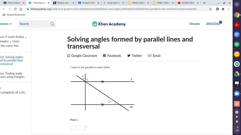 Ll and mmm are parallel to each other. whats the answer to x-example-1