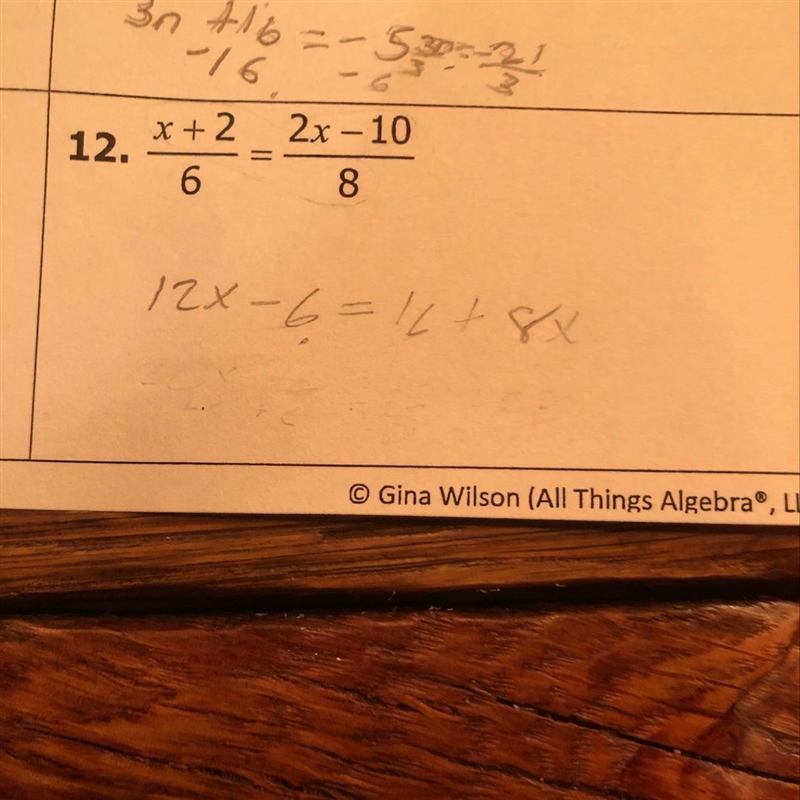 12x-6=16+8x solve for x-example-1