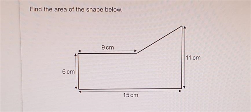 Find the area of the shape below ​-example-1