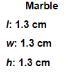 [50 points! ] Find the volume of the marble. Show your work.-example-1