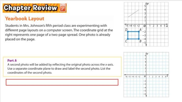 How do I find reflect it? would I have to keep the points the same of would point-example-1