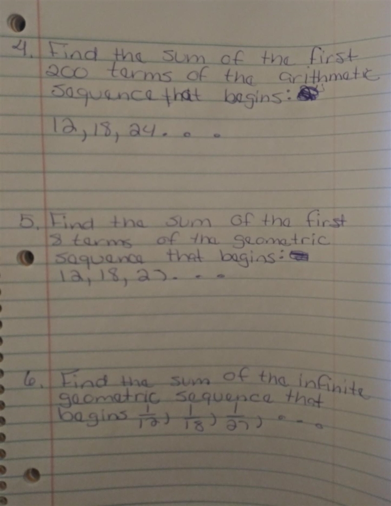 Part 2. Please show work. Please assist me with these math problems.​-example-1