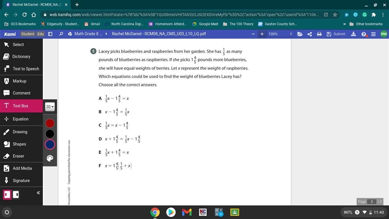 Please help!!! Linear Equations-example-1