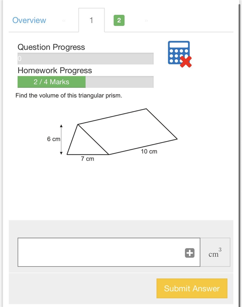 Whats the volume of this Shape?-example-1