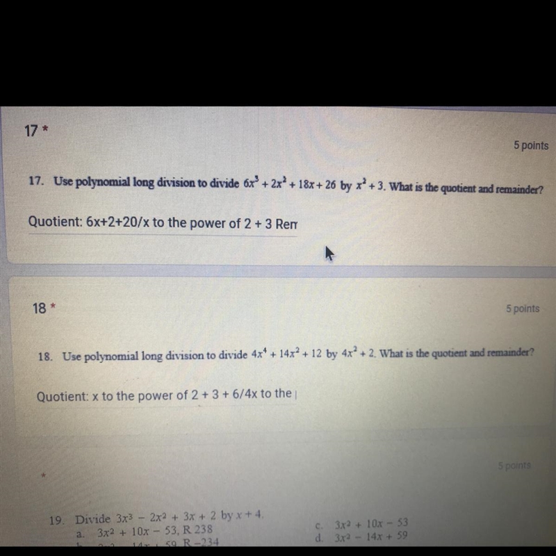 Please help!!! Look at image. Excuse my answers I’m not sure if there right.-example-1