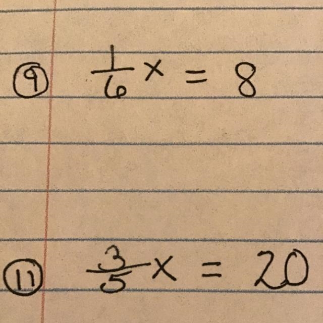 One step equations with fractions-example-1