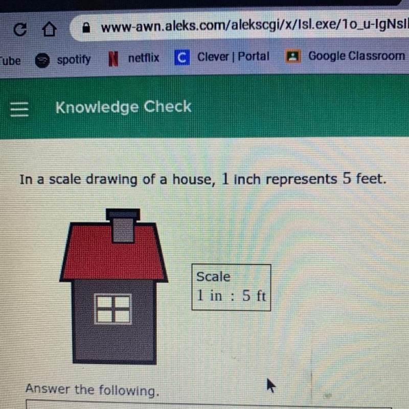 A)In the scale drawing, the height of the houses is 8 inches. What is the height of-example-1