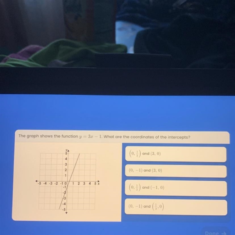 What are the coordinates of the intercepts-example-1