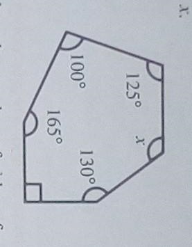 In the diagram shown , find the size of angle x​-example-1