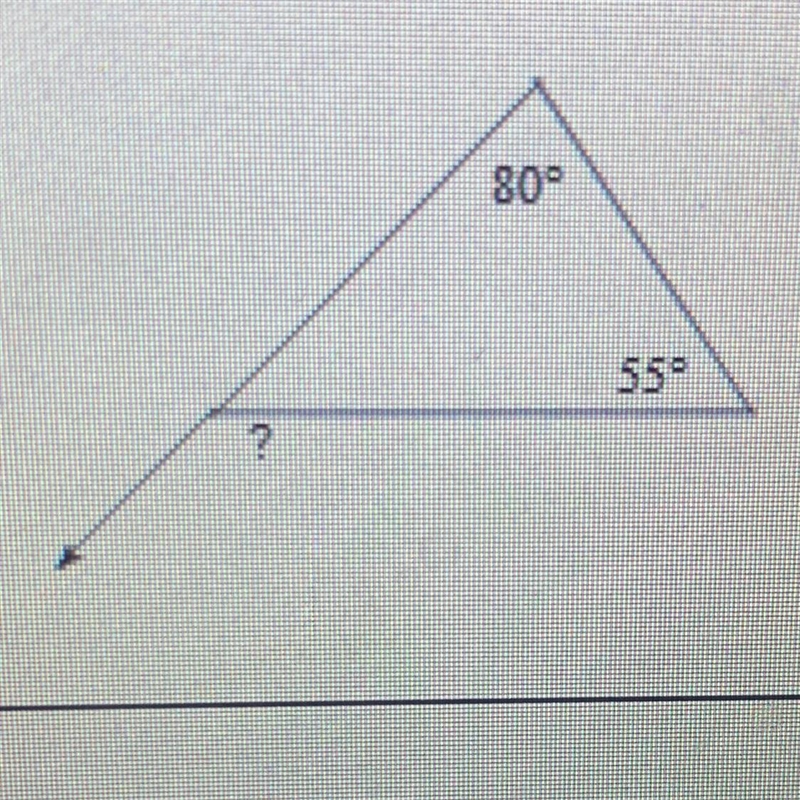 Solve for missing angle-example-1