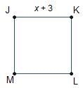 The perimeter of square JKLM is 48 units. Square J K L M is shown. The length of J-example-1